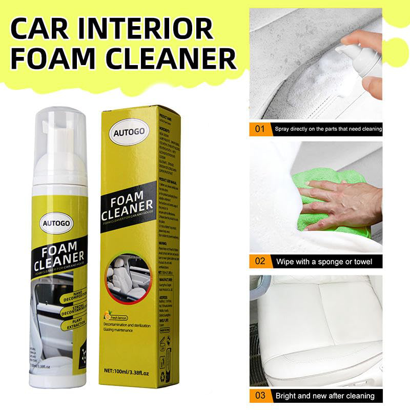Multi-purpose Foam Cleaner for - Leather Cleaner Interior review and price