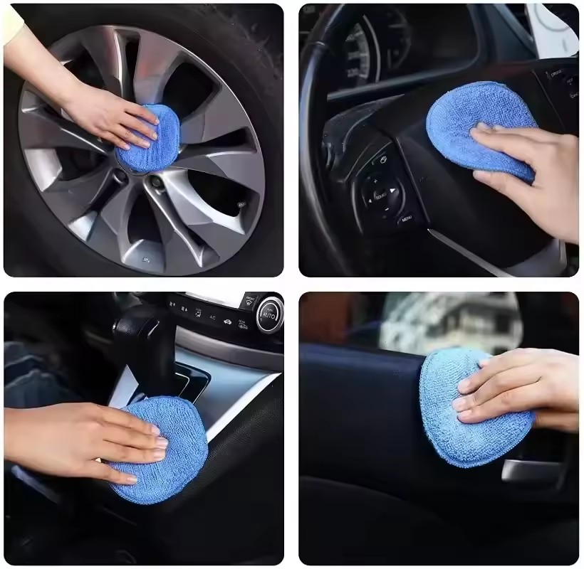 10/1Pcs Soft Microfiber Car Wa - Wax Applicator Pad review and price