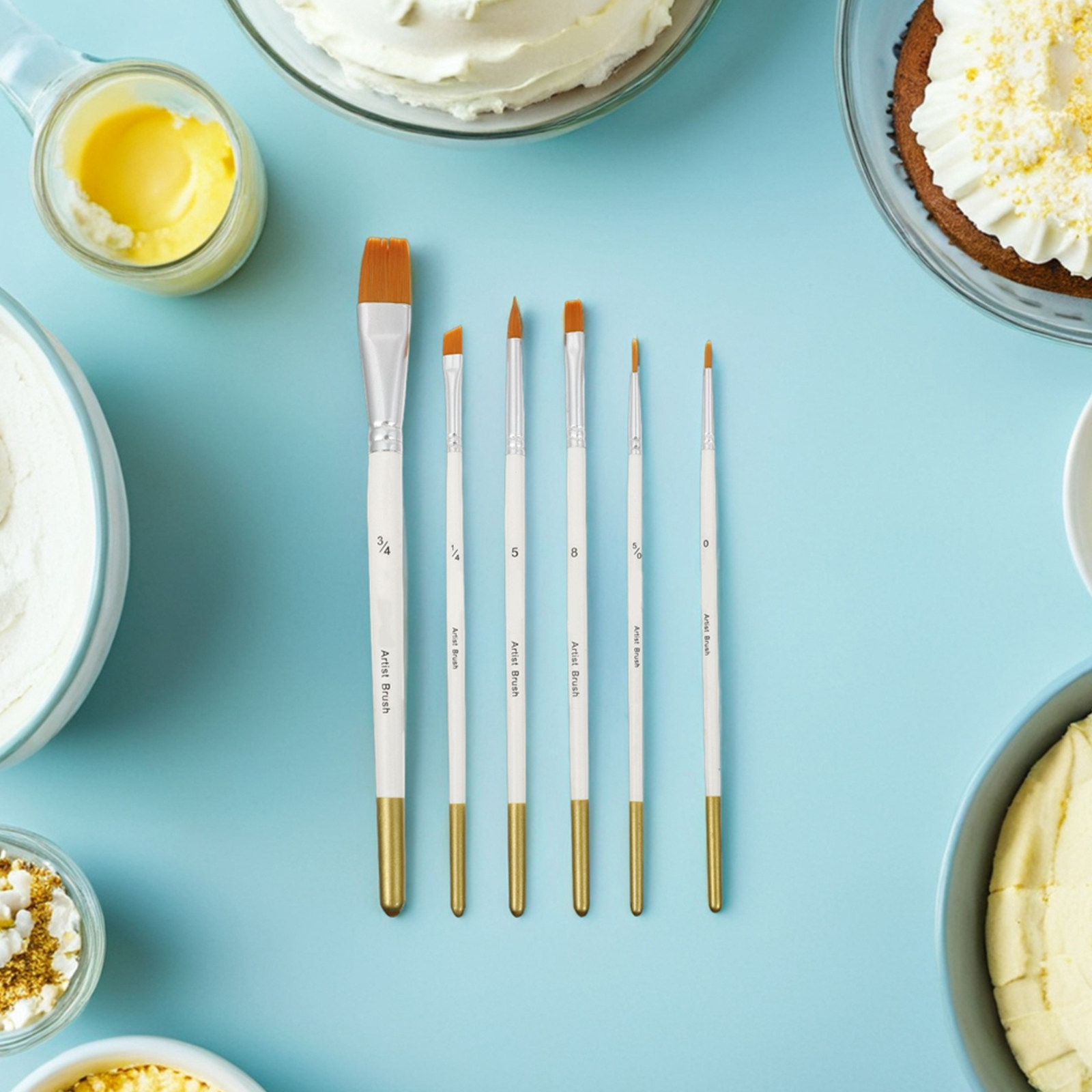 12Pcs Fondant Cake Decorating  - Detailing Brush Set review and price