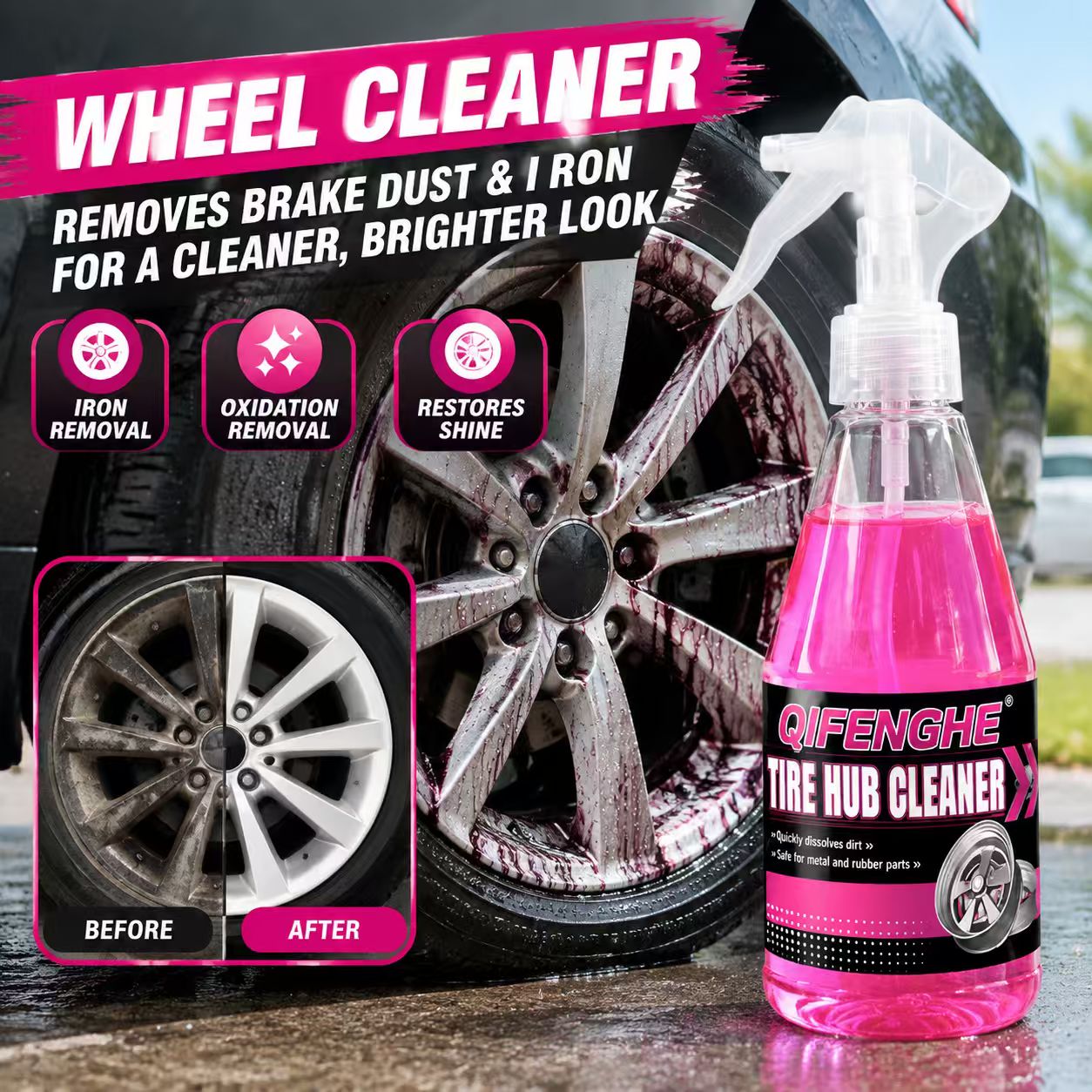 Powerful Wheel Cleaner Spray R - Wheel Cleaner Alloy review and price