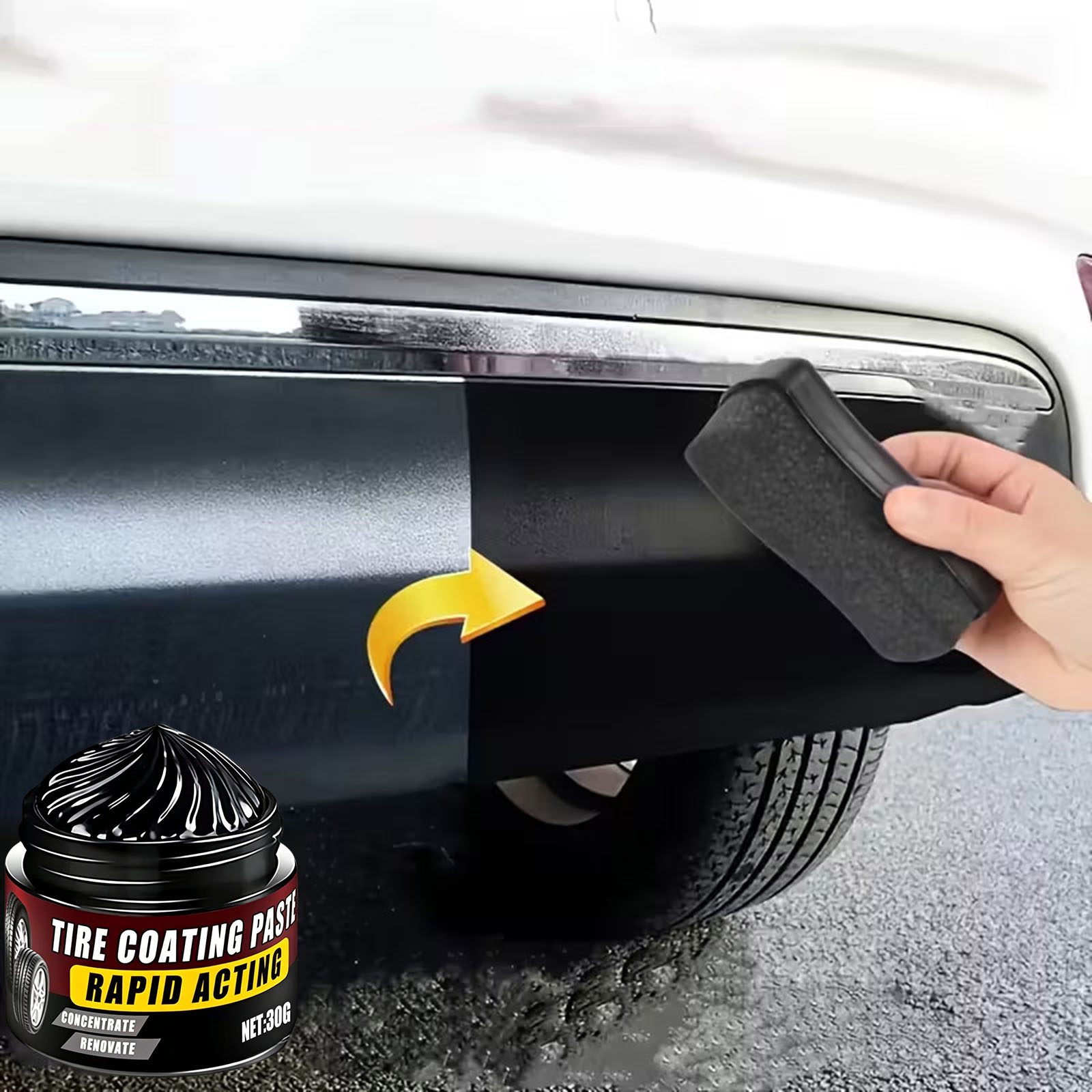 Tire Coating UV Protection Car - Trim Restorer Plastic review and price